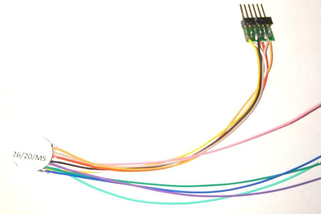 Esu 59827 Décodeur Lokpilot V5 Micro DCC, 6 Broches NEM651, Prise D Pour Locomotive 4412345018934